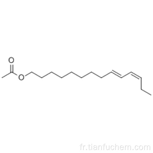 9,11-tétradécadiène-1-ol, 1-acétate, (57191699,9Z, 11E) - CAS 50767-79-8